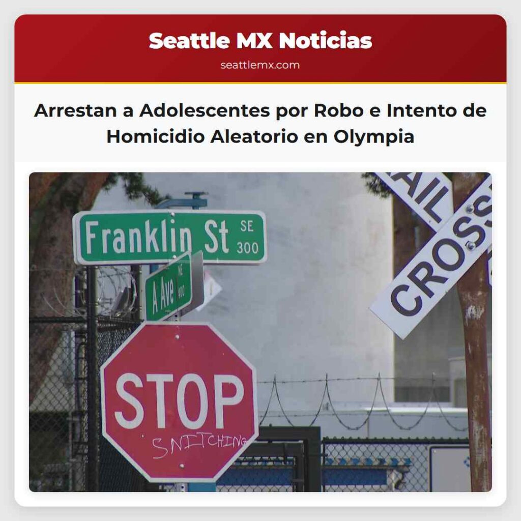 Arrestan a Adolescentes por Robo e Intento de