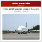 Hincha ebrio irrumpe en el campo tras la victoria de los Seahawks arrestado y vetado del Lumen Field