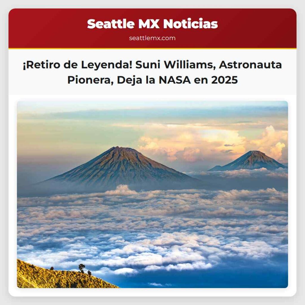¡Retiro de Leyenda! Suni Williams, Astronauta