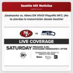 TRANSMISIÓN EN VIVO Seattle Seahawks vs. 49ers en la Ronda Divisional de la NFC en Lumen Field