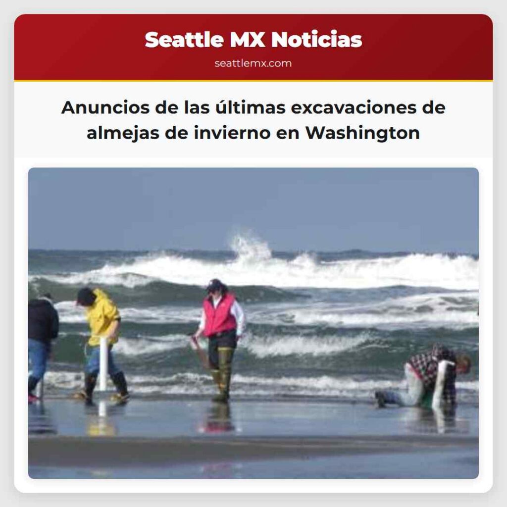 Anuncios de las últimas excavaciones de almejas