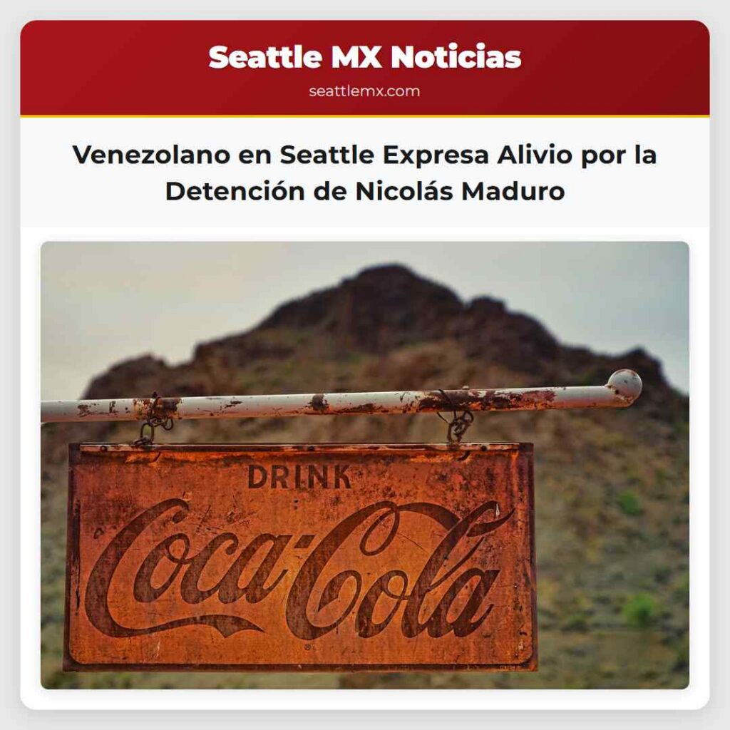 Venezolano en Seattle Expresa Alivio por la