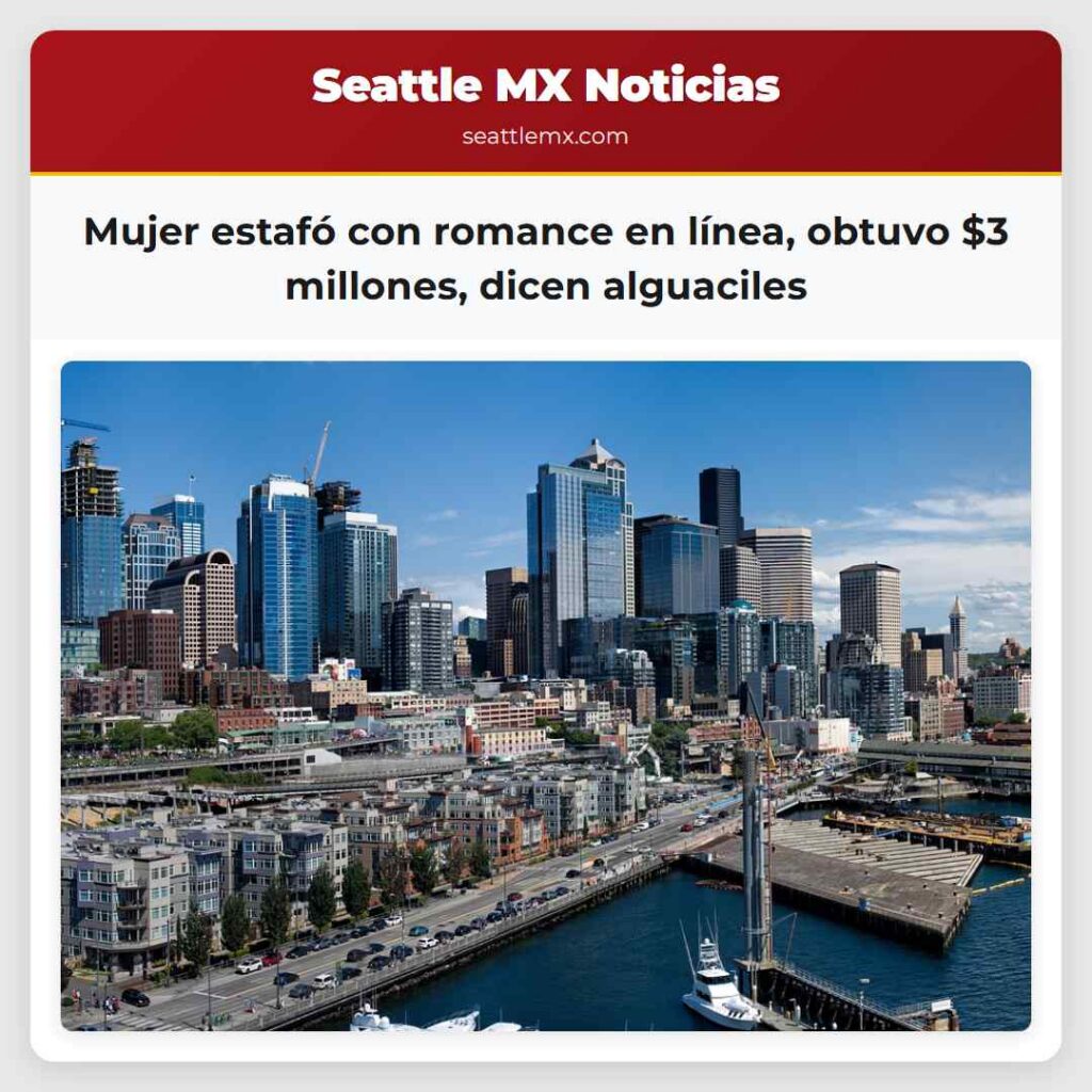 Mujer estafó con romance en línea, obtuvo $3