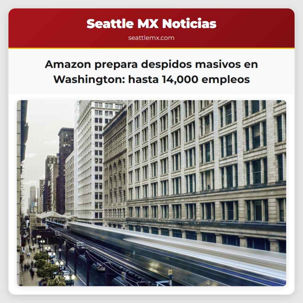 Amazon prepara despidos masivos en Washington:
