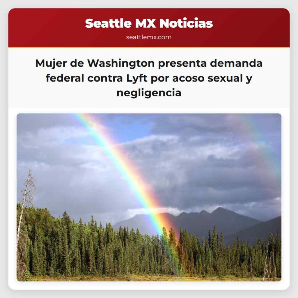 Mujer de Washington presenta demanda federal