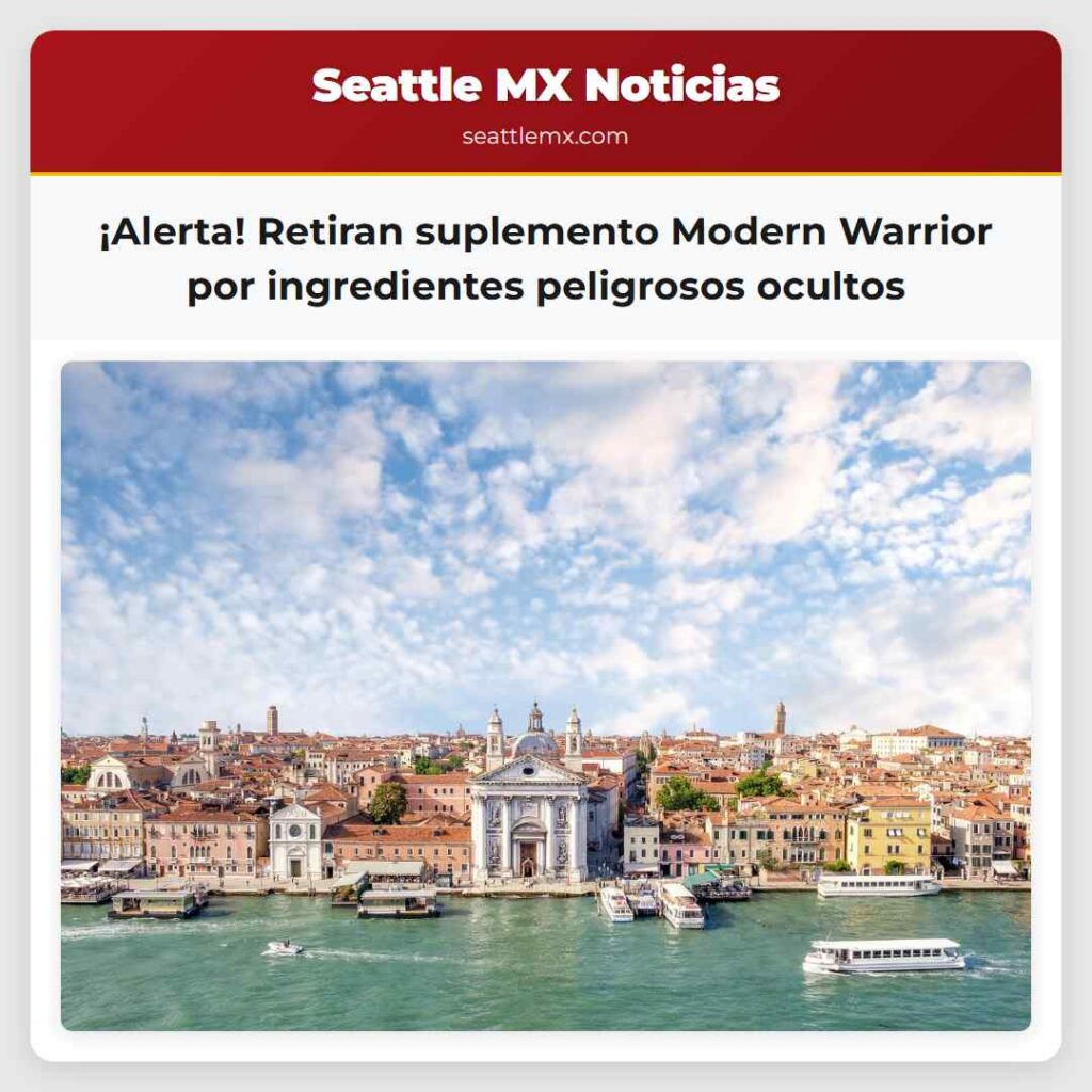 ¡Alerta! Retiran suplemento Modern Warrior por