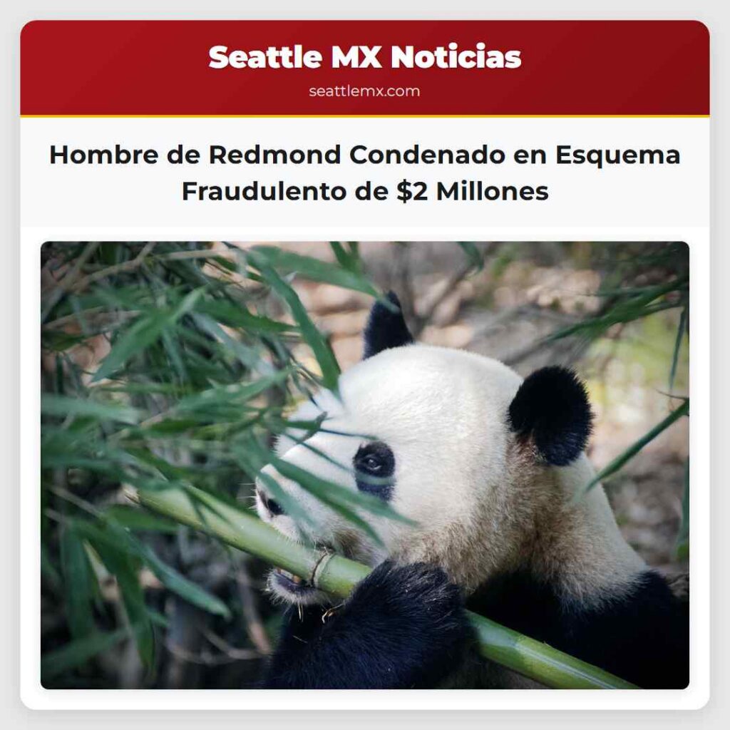 Hombre de Redmond Condenado en Esquema