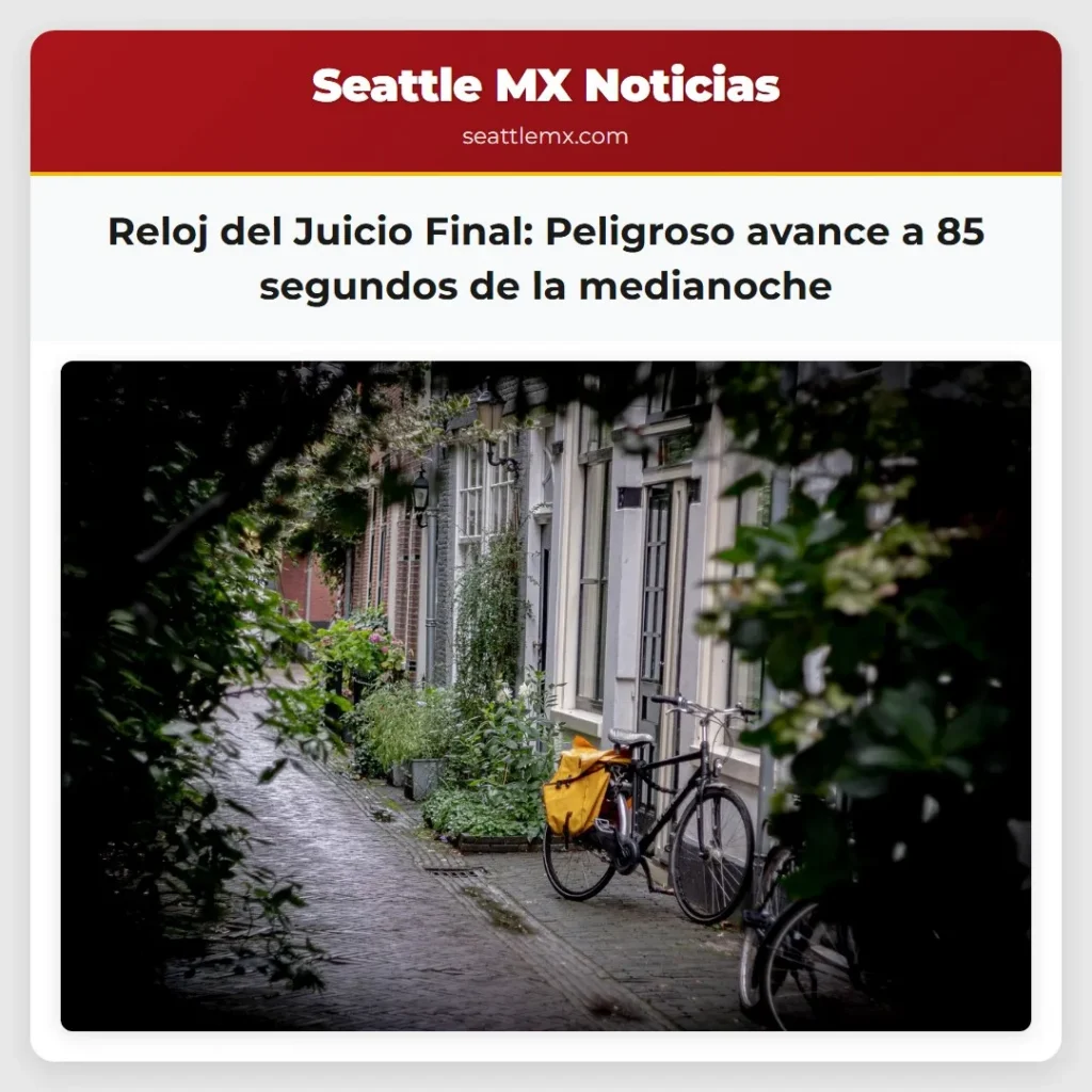 Reloj del Juicio Final: Peligroso avance a 85