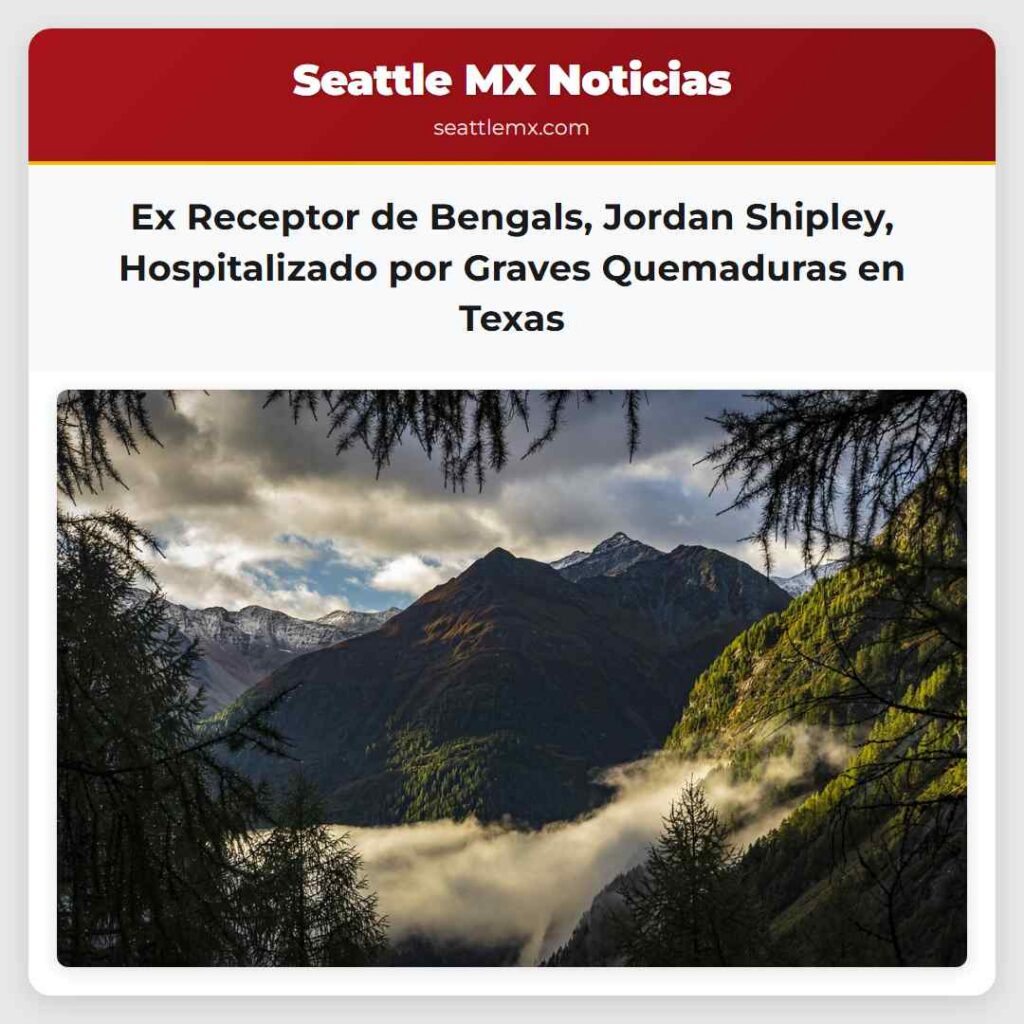 Ex Receptor de Bengals, Jordan Shipley,