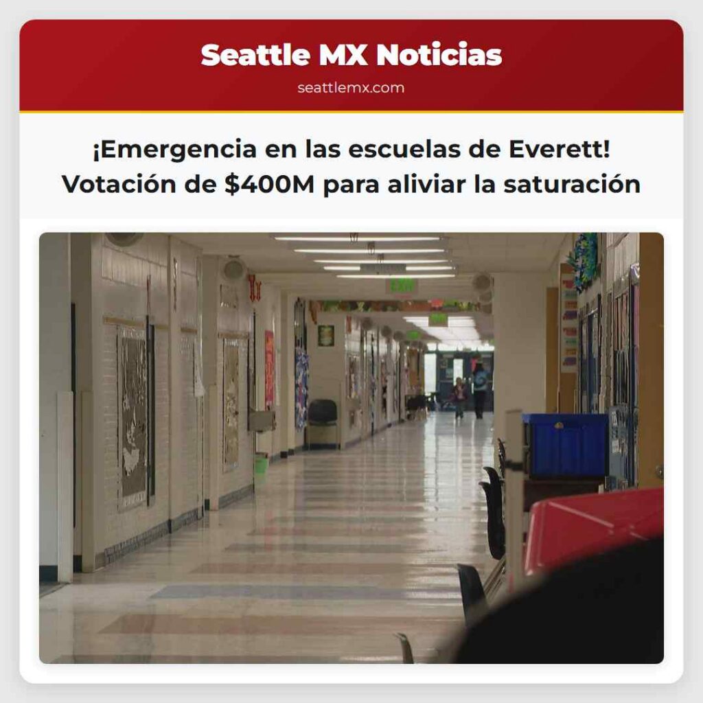 Noticias De Seattle 5 ¡Emergencia en las escuelas de Everett! Votación