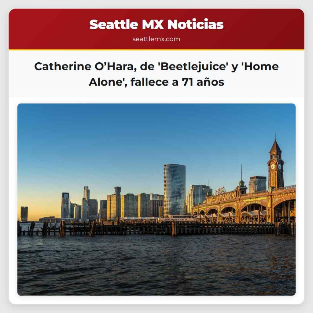 Catherine O’Hara, de 'Beetlejuice' y 'Home