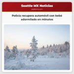 Policía Automóvil robado con bebé adormilado recuperado en minutos