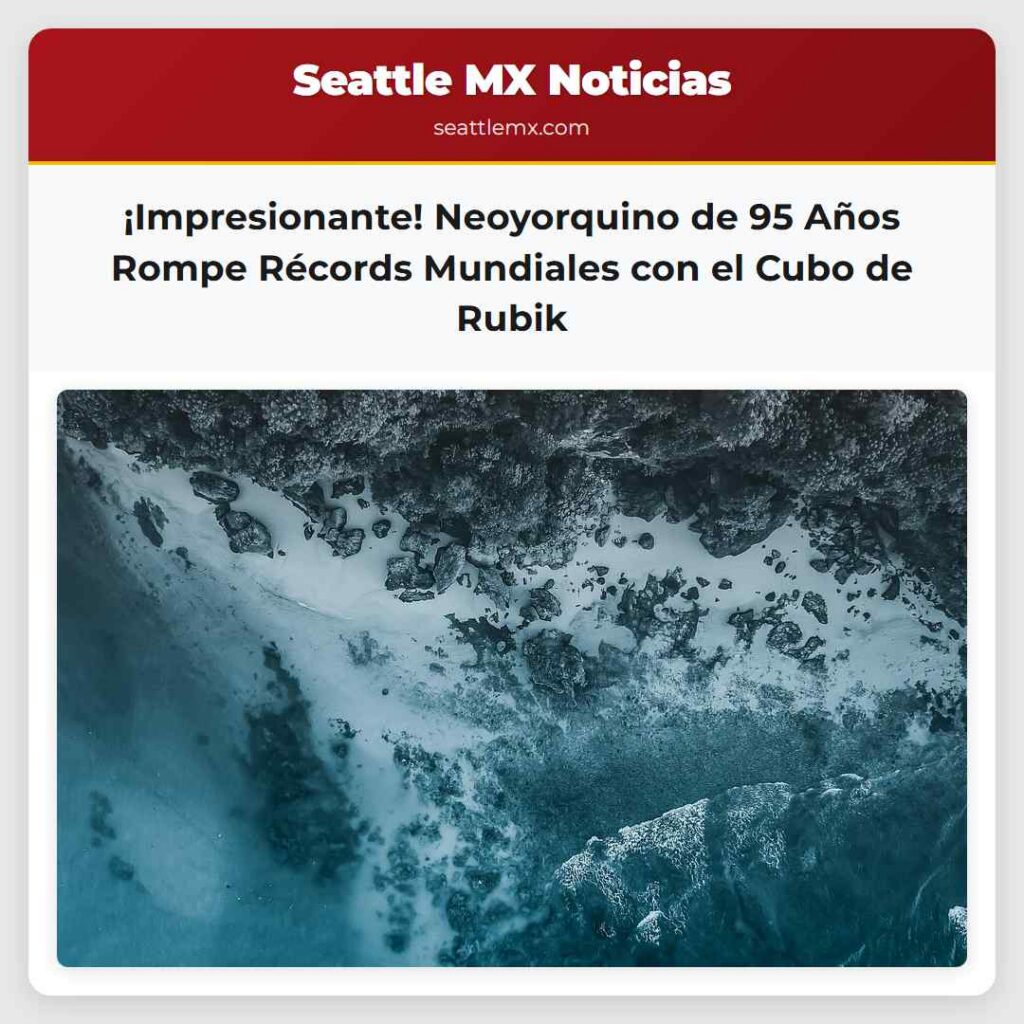 ¡Impresionante! Neoyorquino de 95 Años Rompe