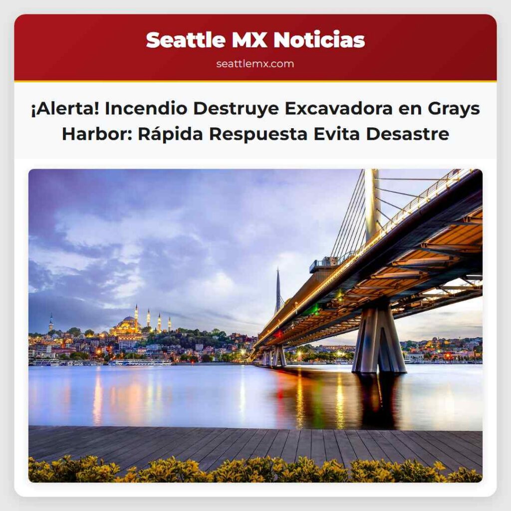 ¡Alerta! Incendio Destruye Excavadora en Grays