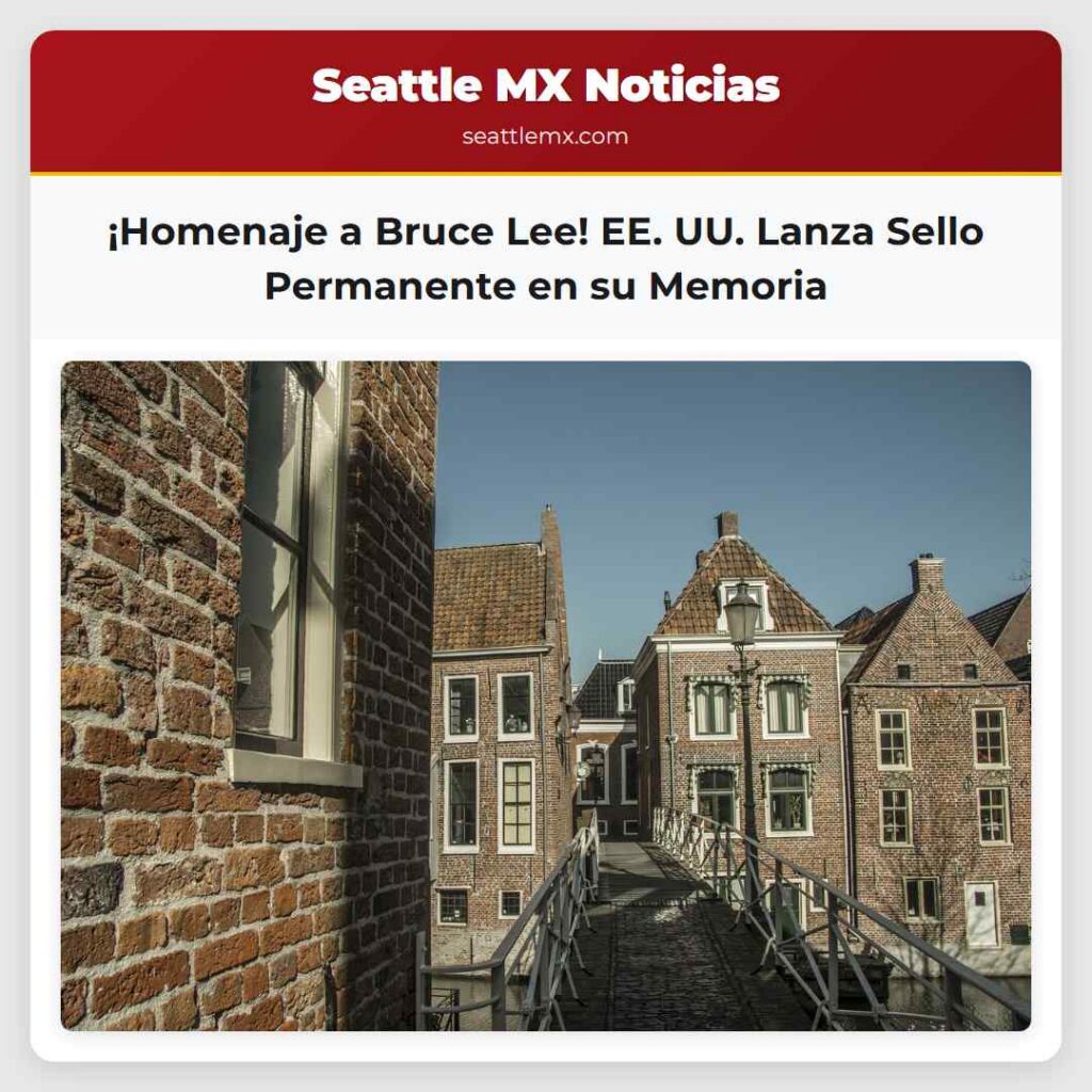 ¡Homenaje a Bruce Lee! EE. UU. Lanza Sello