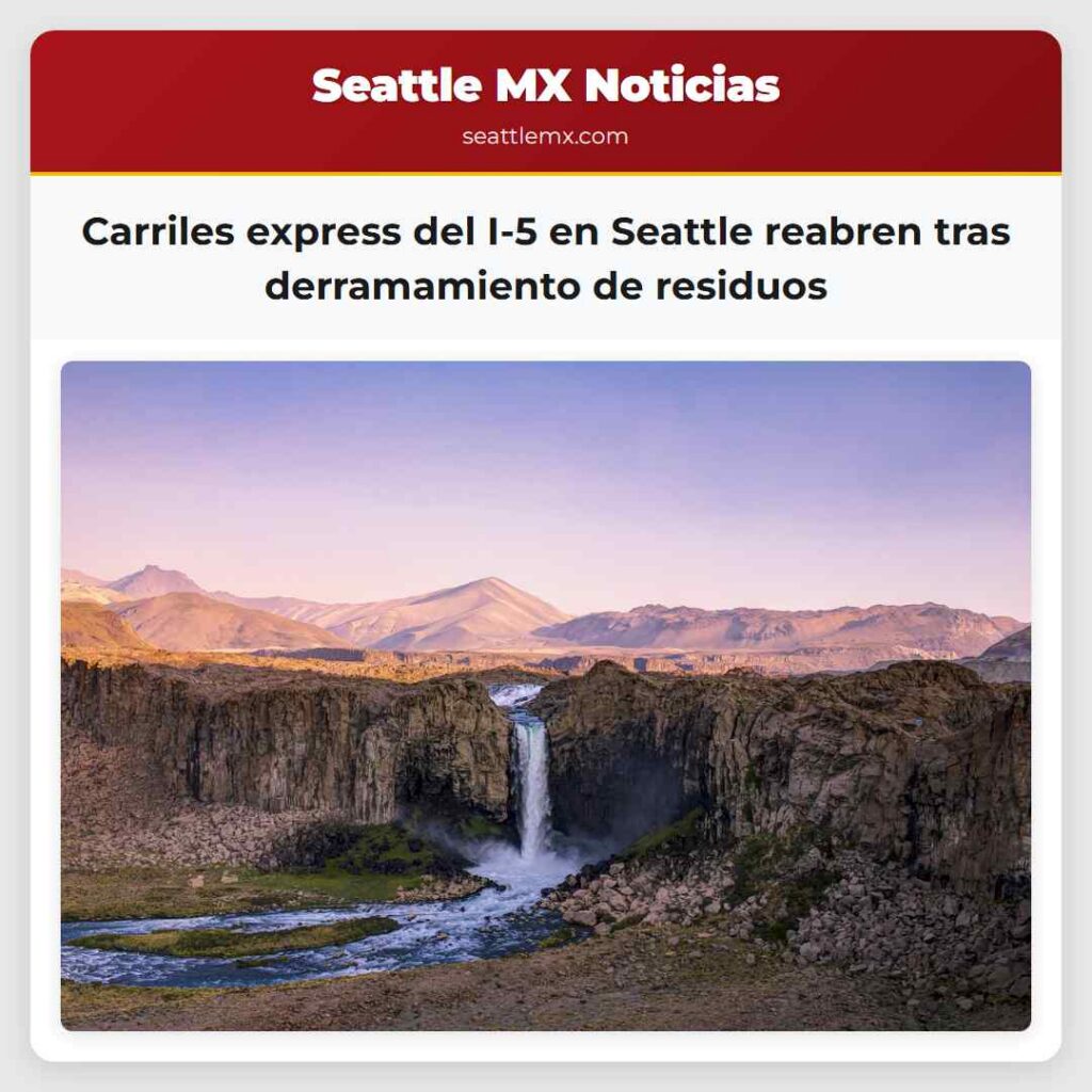 Noticias De Seattle 2 Carriles express del I-5 en Seattle reabren tras