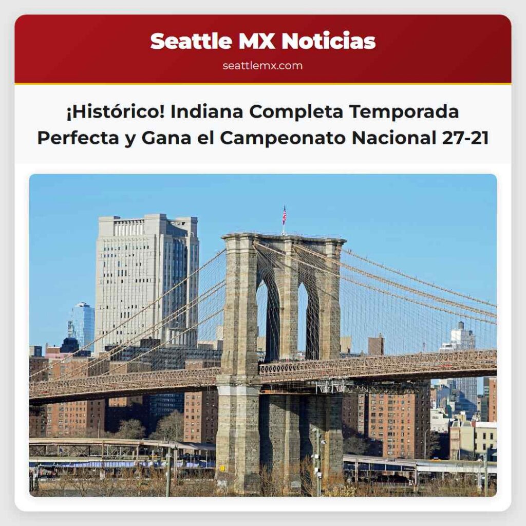 ¡Histórico! Indiana Completa Temporada Perfecta y