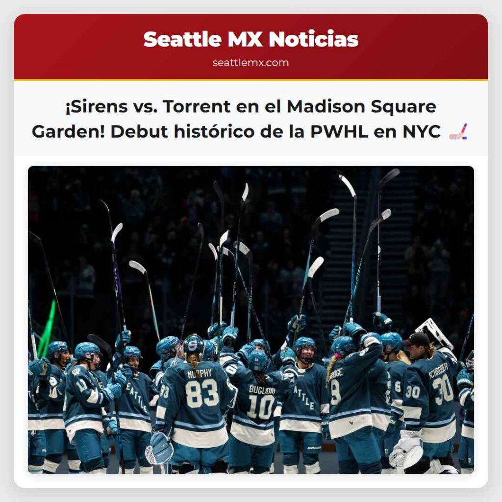 ¡Sirens vs. Torrent en el Madison Square Garden!