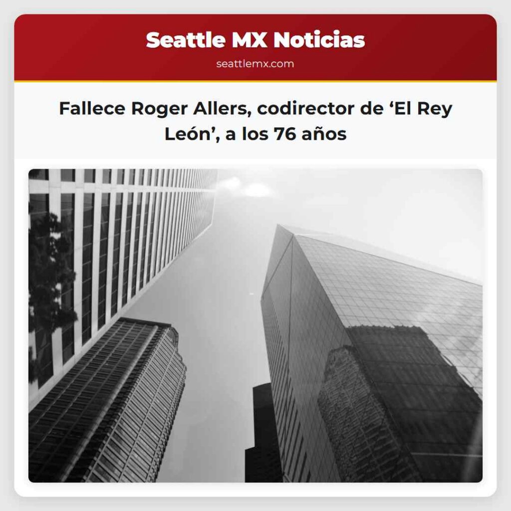 Fallece Roger Allers, codirector de ‘El Rey