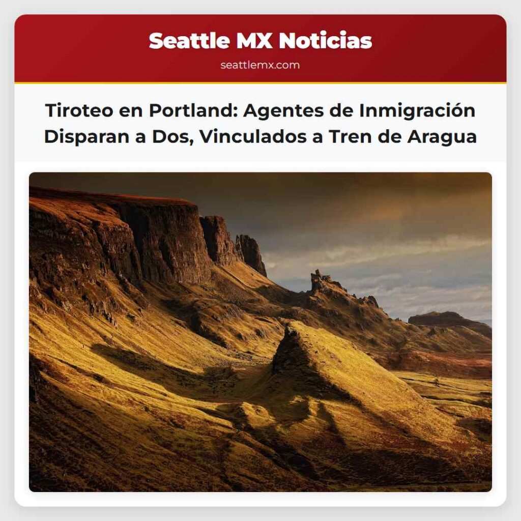 Tiroteo en Portland: Agentes de Inmigración