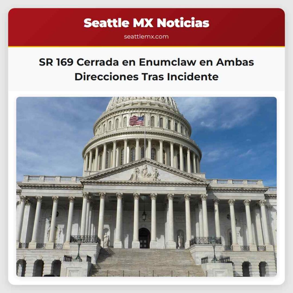 SR 169 Cerrada en Enumclaw en Ambas Direcciones