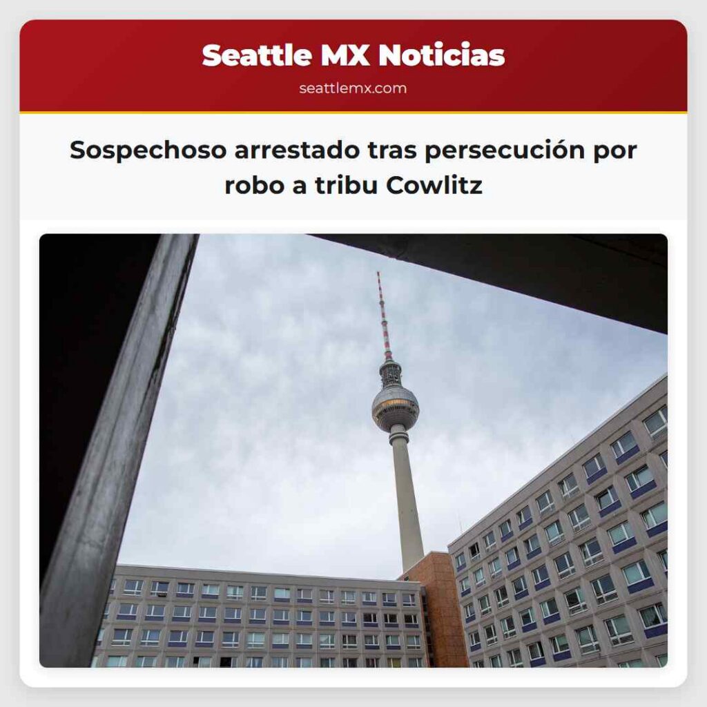 Sospechoso arrestado tras persecución por robo a