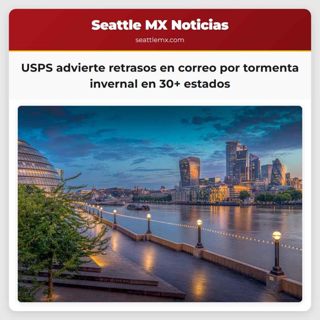 USPS advierte retrasos en correo por tormenta