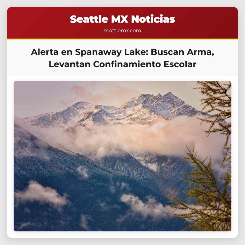 Noticias De Seattle 5 Alerta en Spanaway Lake: Buscan Arma, Levantan