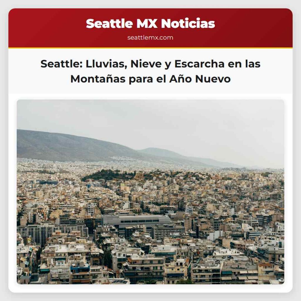 Seattle: Lluvias, Nieve y Escarcha en las
