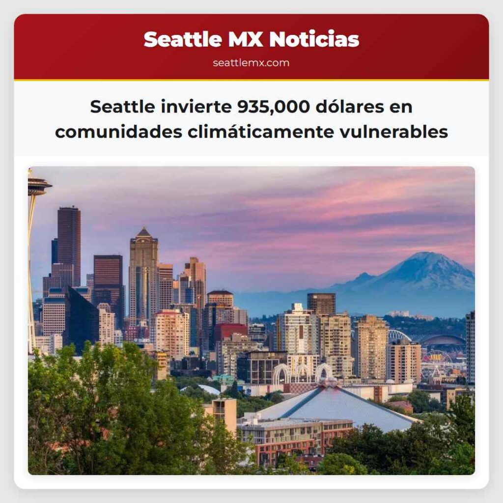 Seattle invierte 935,000 dólares en comunidades