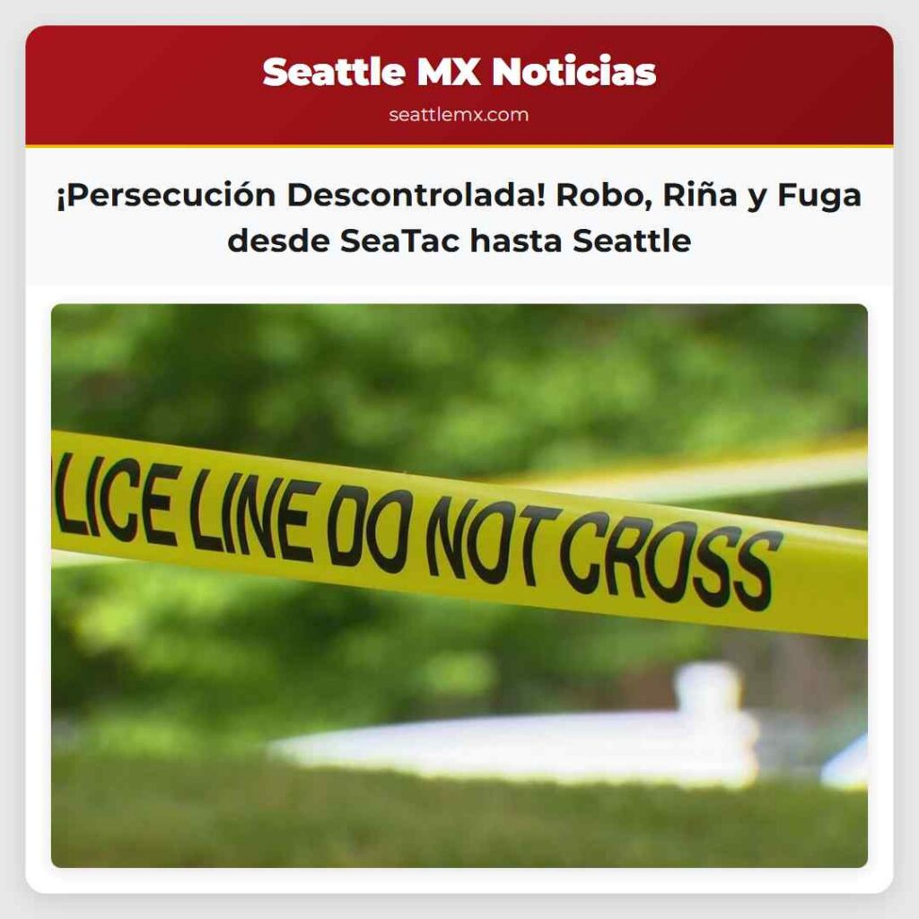 ¡Persecución Descontrolada! Robo, Riña y Fuga