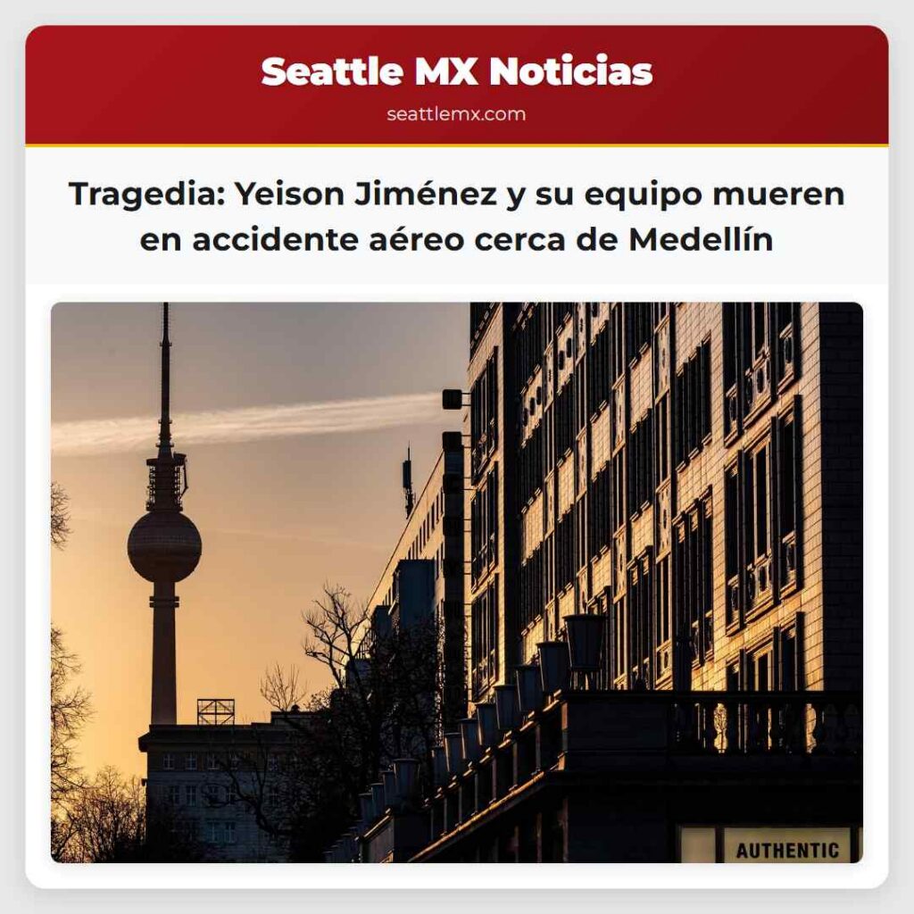 Tragedia: Yeison Jiménez y su equipo mueren en