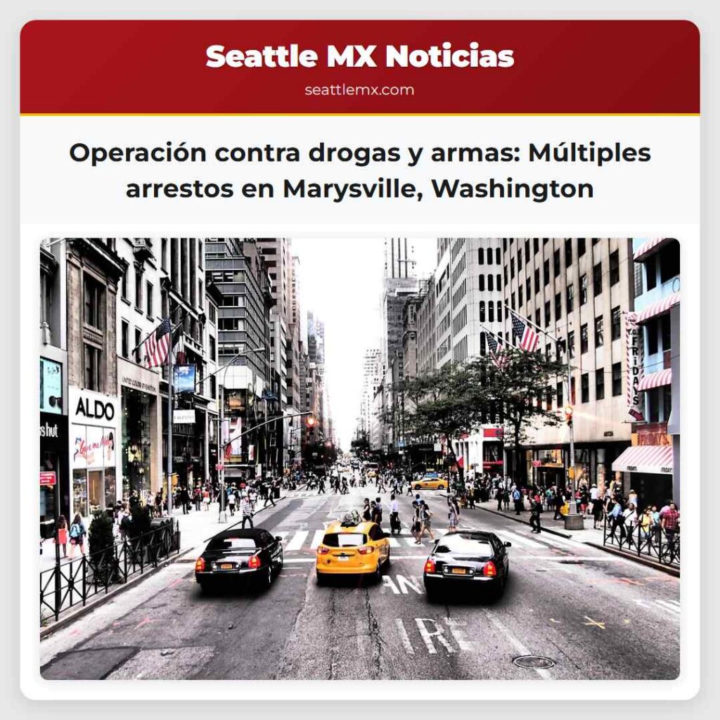 Noticias De Seattle 2 Operación contra drogas y armas: Múltiples