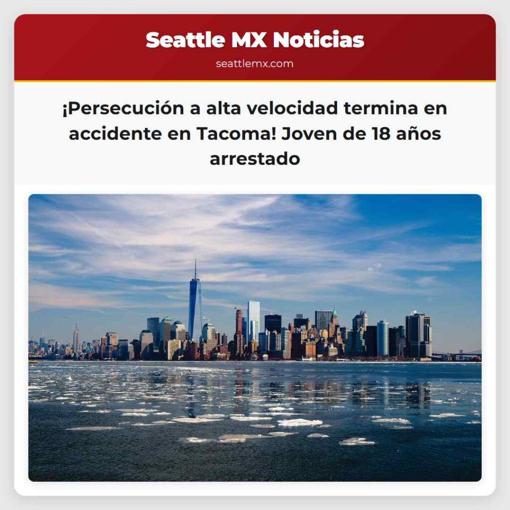 ¡Persecución a alta velocidad termina en