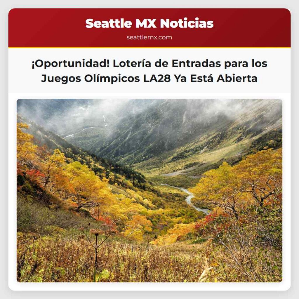 ¡Oportunidad! Lotería de Entradas para los Juegos