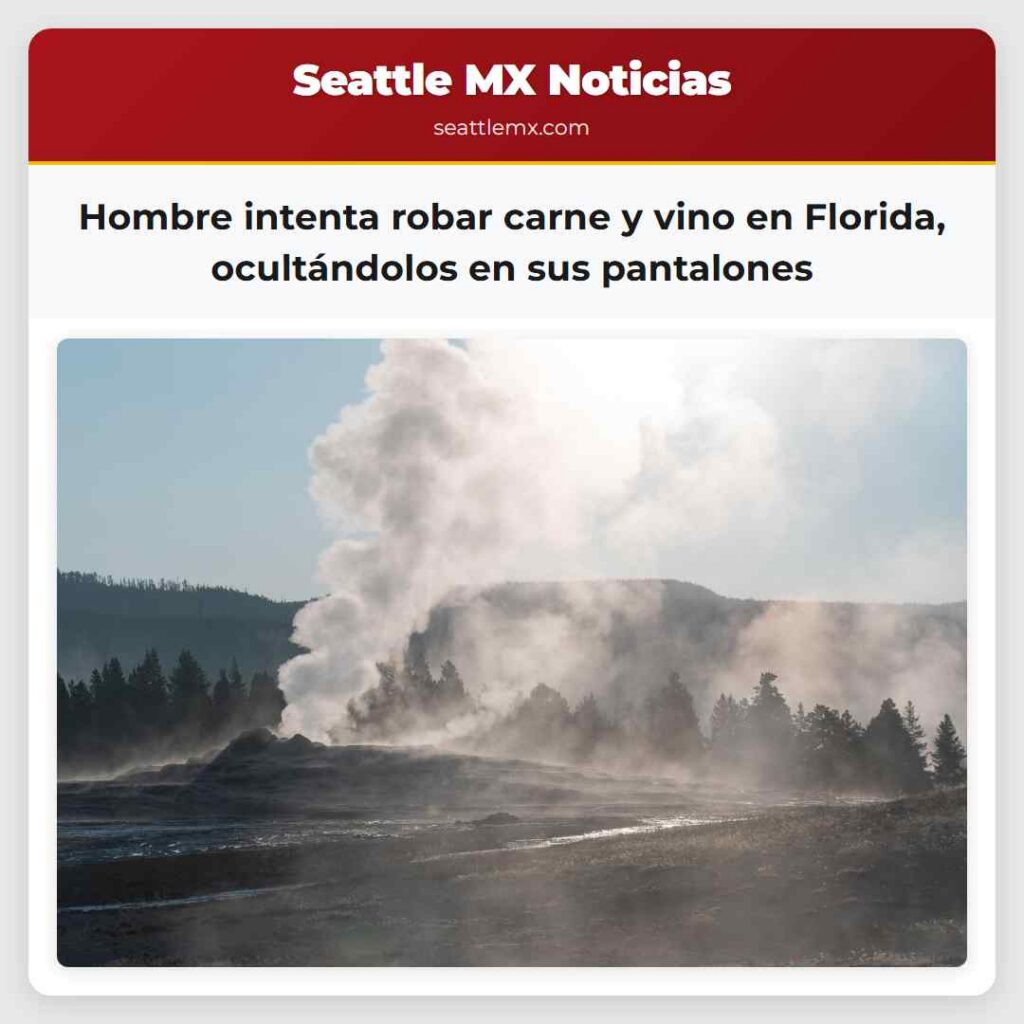 Hombre intenta robar carne y vino en Florida,