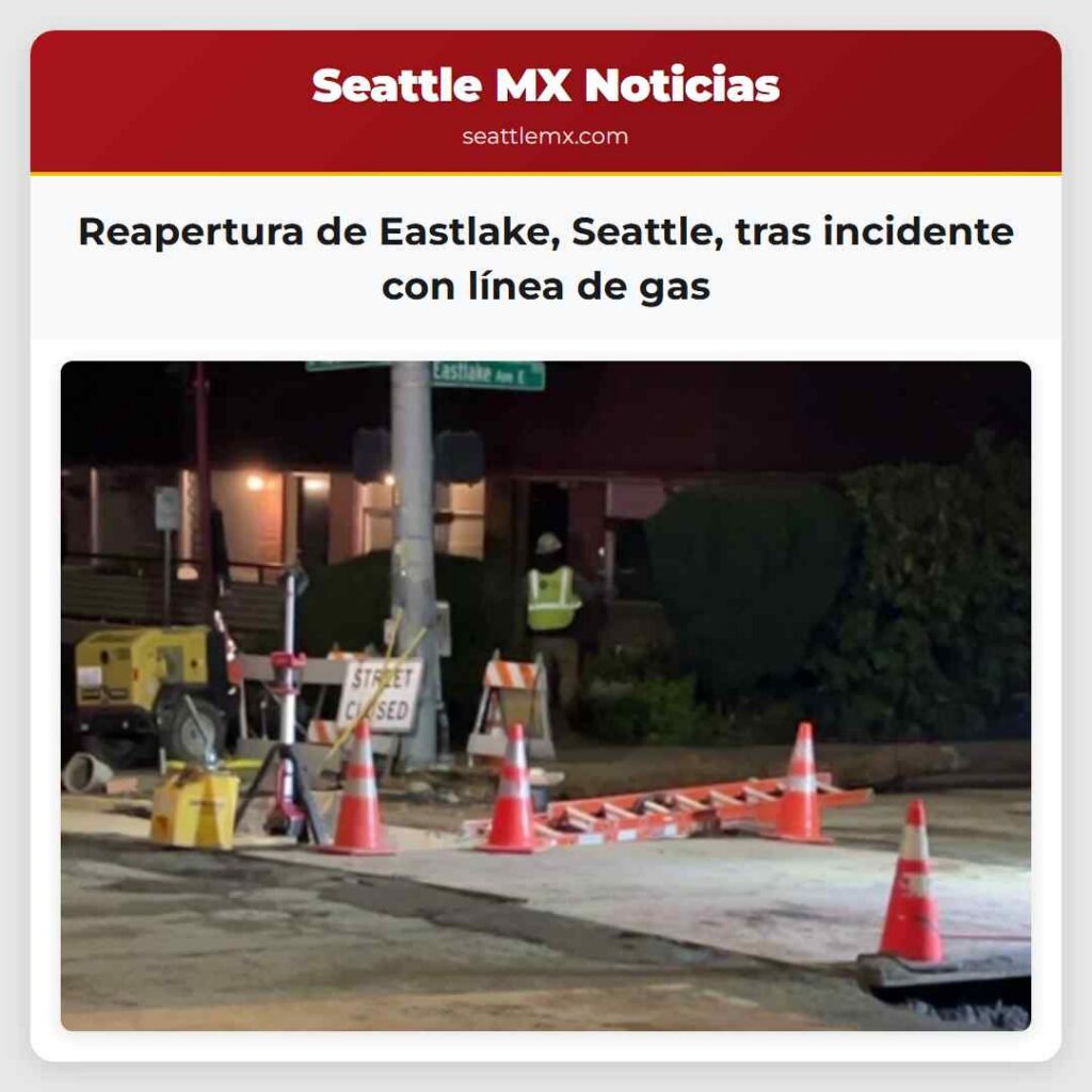 Reapertura de Eastlake, Seattle, tras incidente