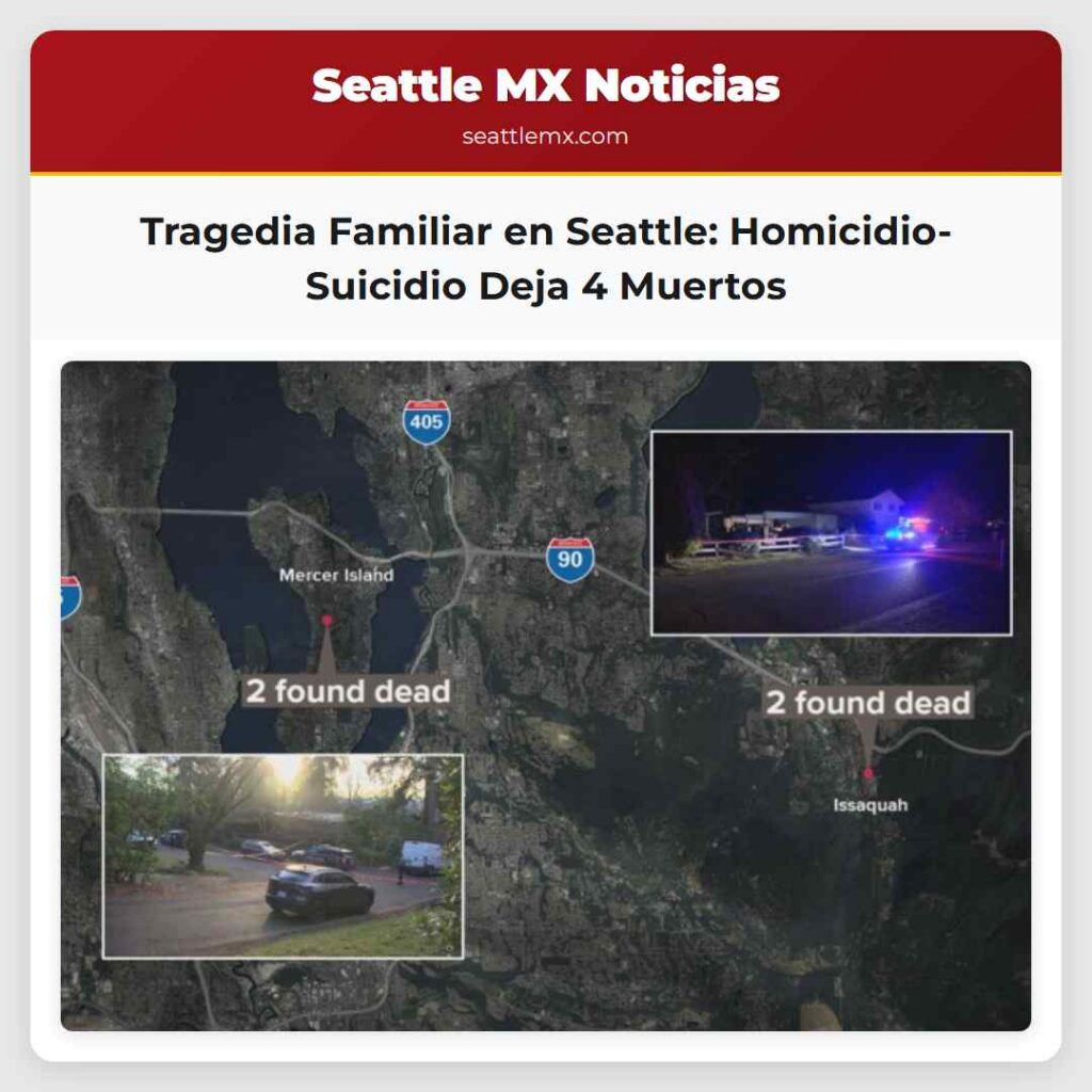 Tragedia Familiar en Seattle: Homicidio-Suicidio