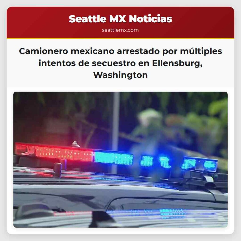 Camionero mexicano arrestado por múltiples