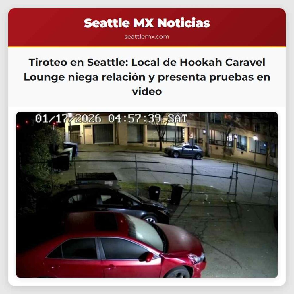 Tiroteo en Seattle: Local de Hookah Caravel
