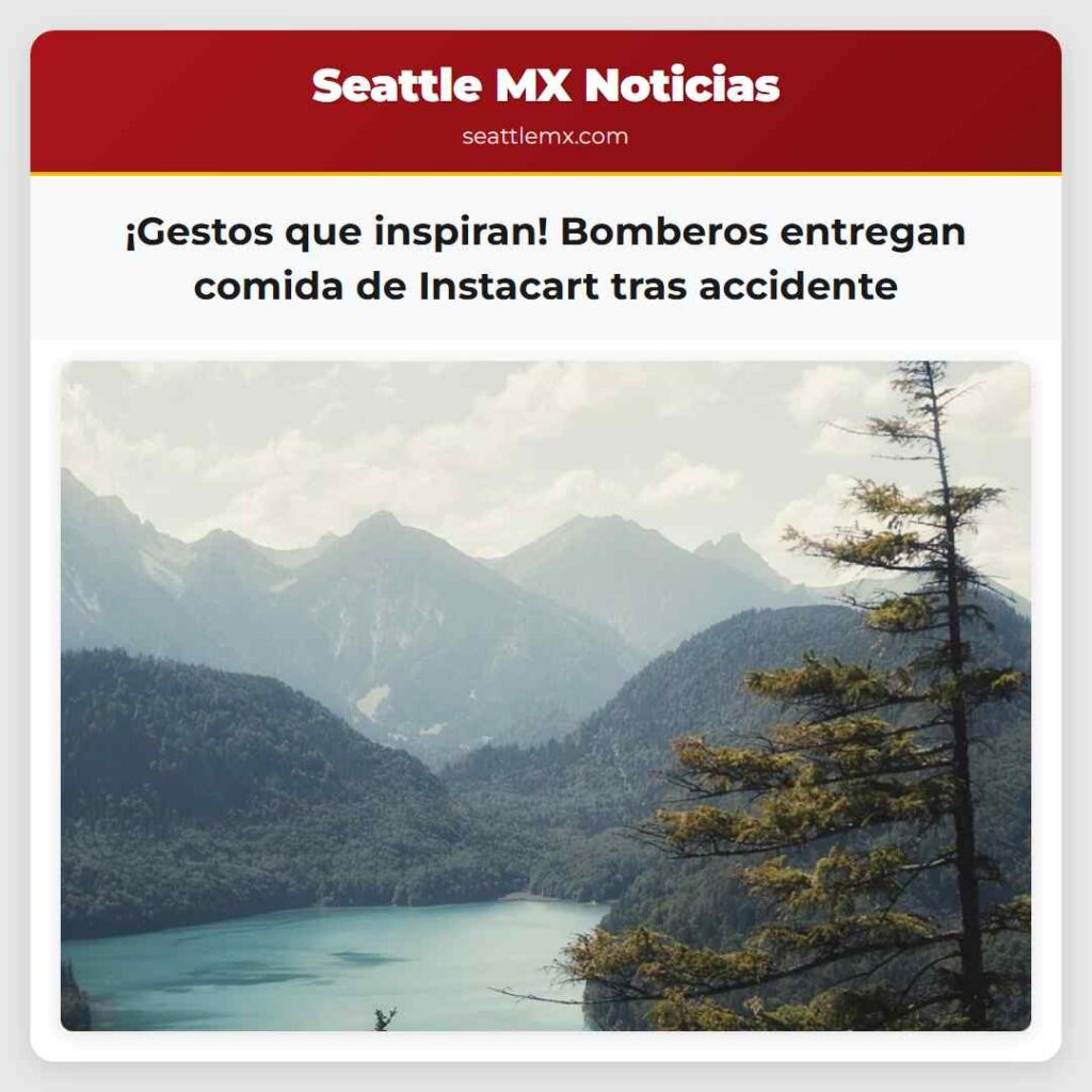 ¡Gestos que inspiran! Bomberos entregan comida de