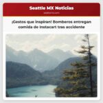 Bomberos de Central Pierce entregan alimentos de Instacart tras accidente