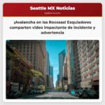 Esquiadores y snowboarders protagonizan incidente por avalancha en las Montañas Rocosas Video impactante