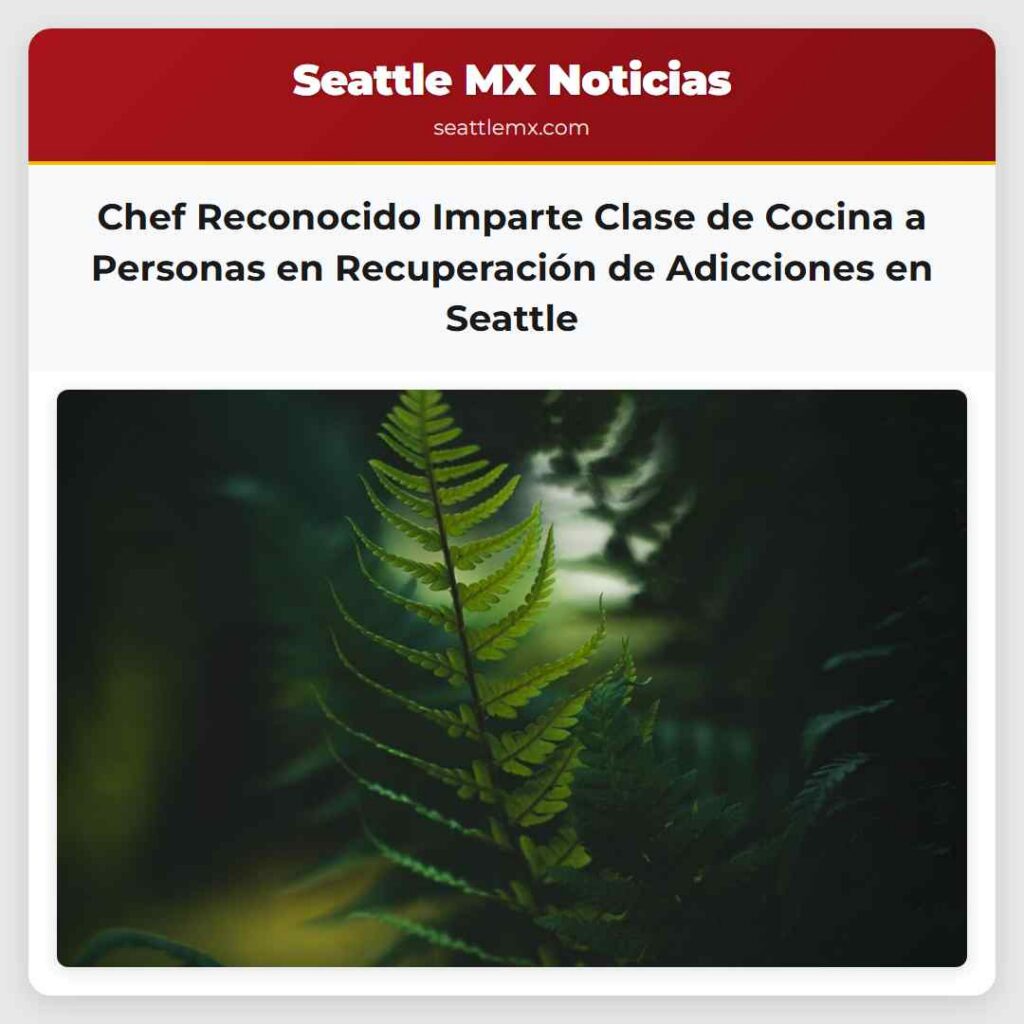 Chef Reconocido Imparte Clase de Cocina a