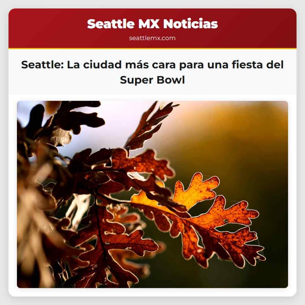 Seattle: La ciudad más cara para una fiesta del