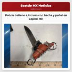 Policía detiene a intruso con hacha y puñal improvisado en Capitol Hill