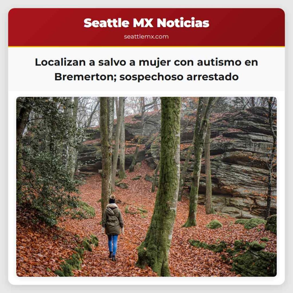 Localizan a salvo a mujer con autismo en