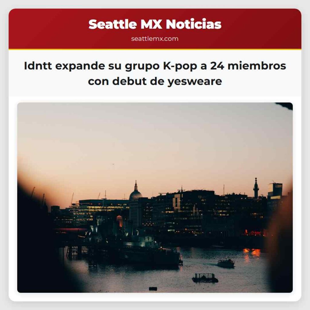 Idntt expande su grupo K-pop a 24 miembros con