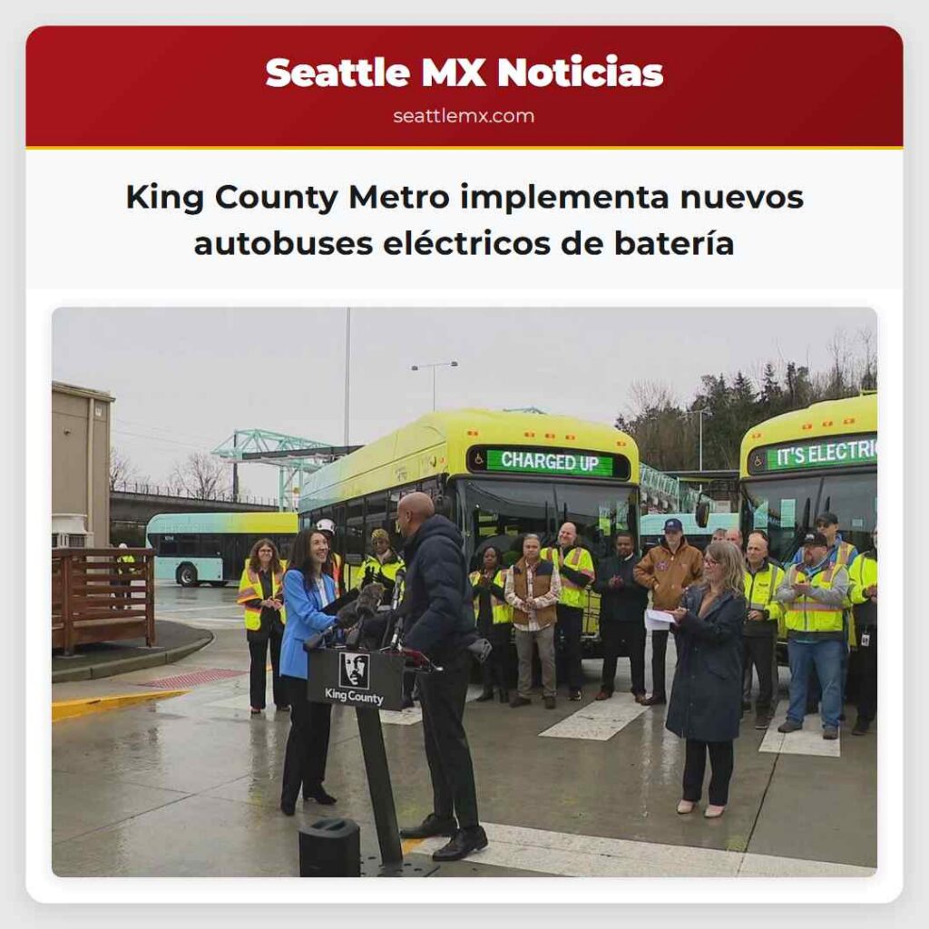 King County Metro implementa nuevos autobuses