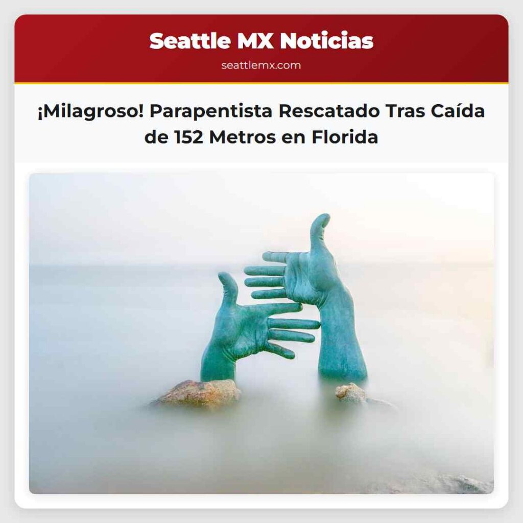 ¡Milagroso! Parapentista Rescatado Tras Caída de